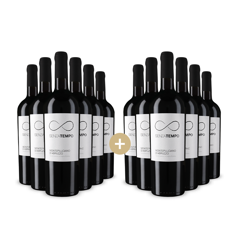 6+6 palack Senza Tempo Montepulciano d'Abruzzo 2022 – Gold