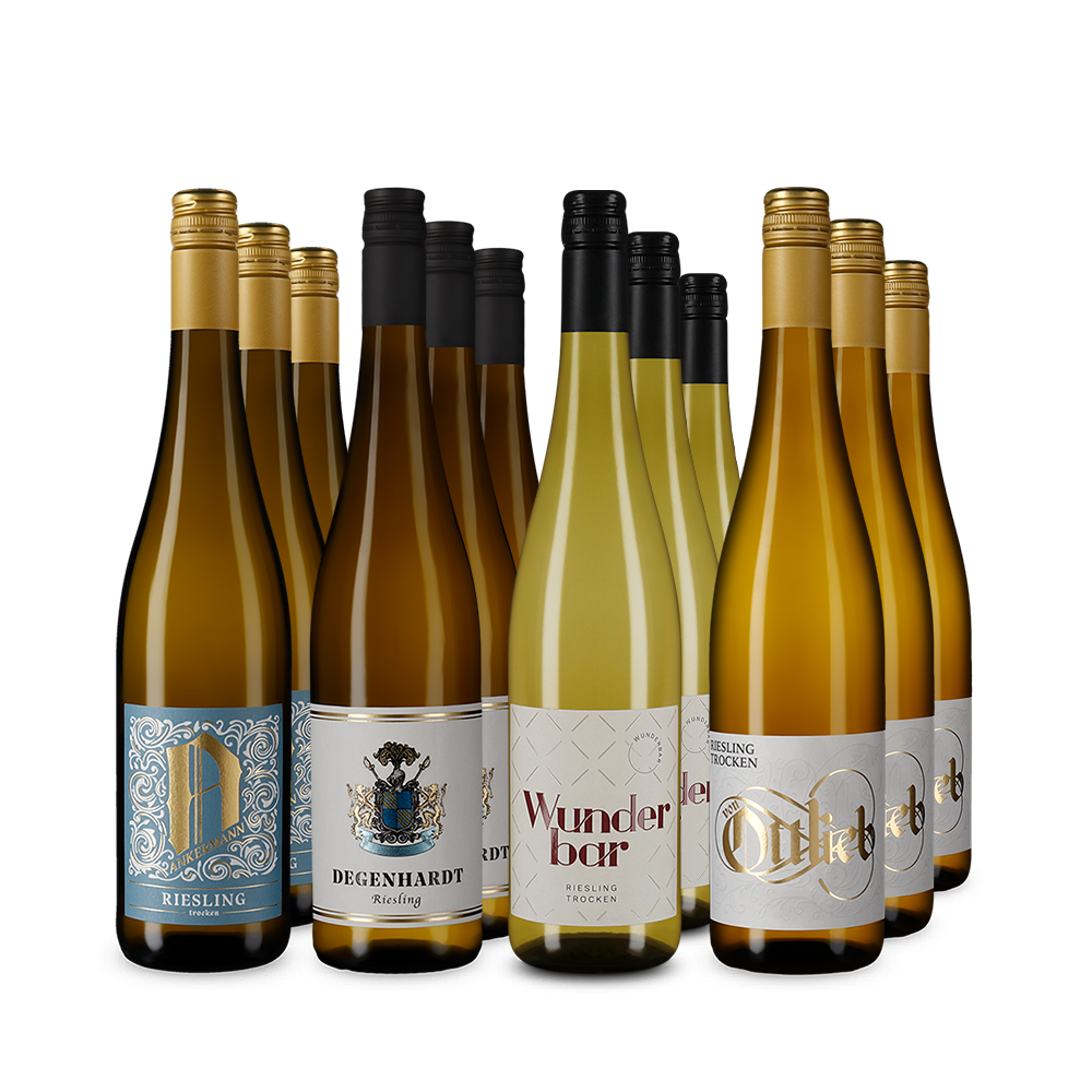 Pfalzi riesling-slágerek 4x3-as csomagban – Gold