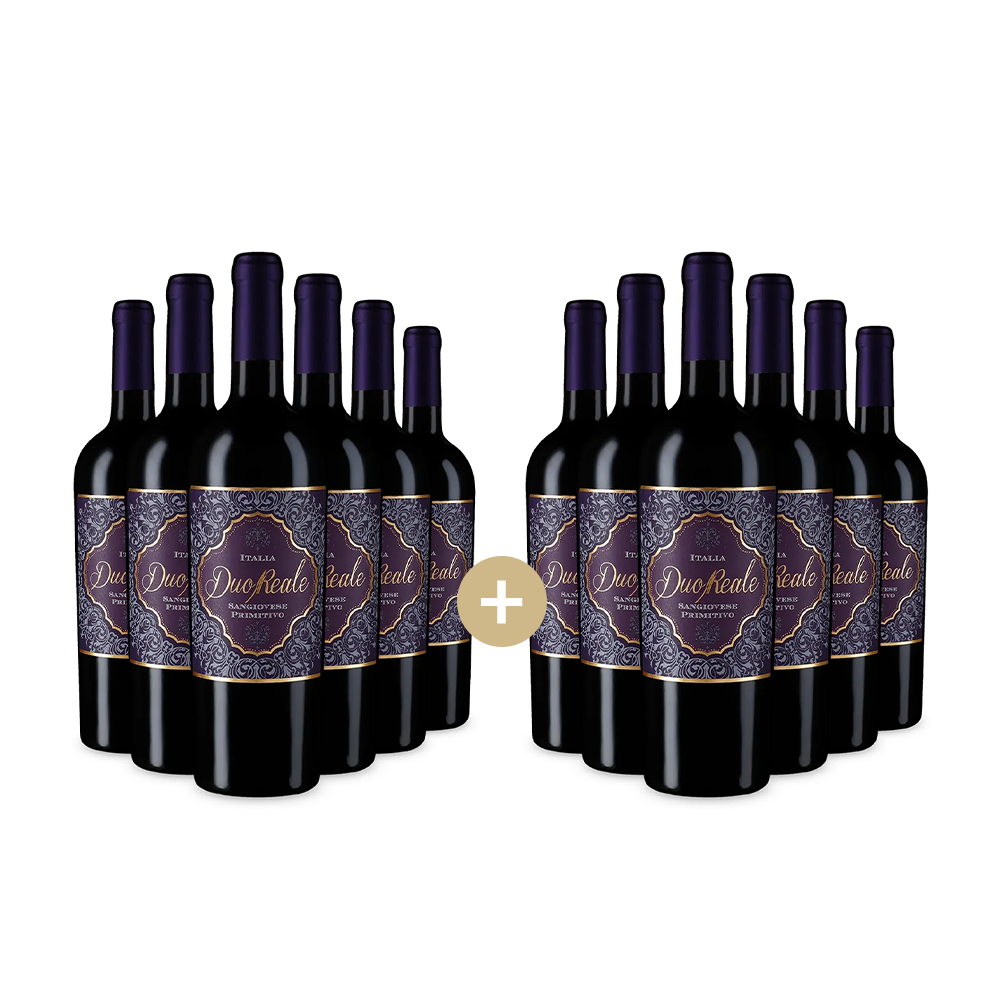6+6 palack Duo Reale Sangiovese Primitivo 2024 – Gold