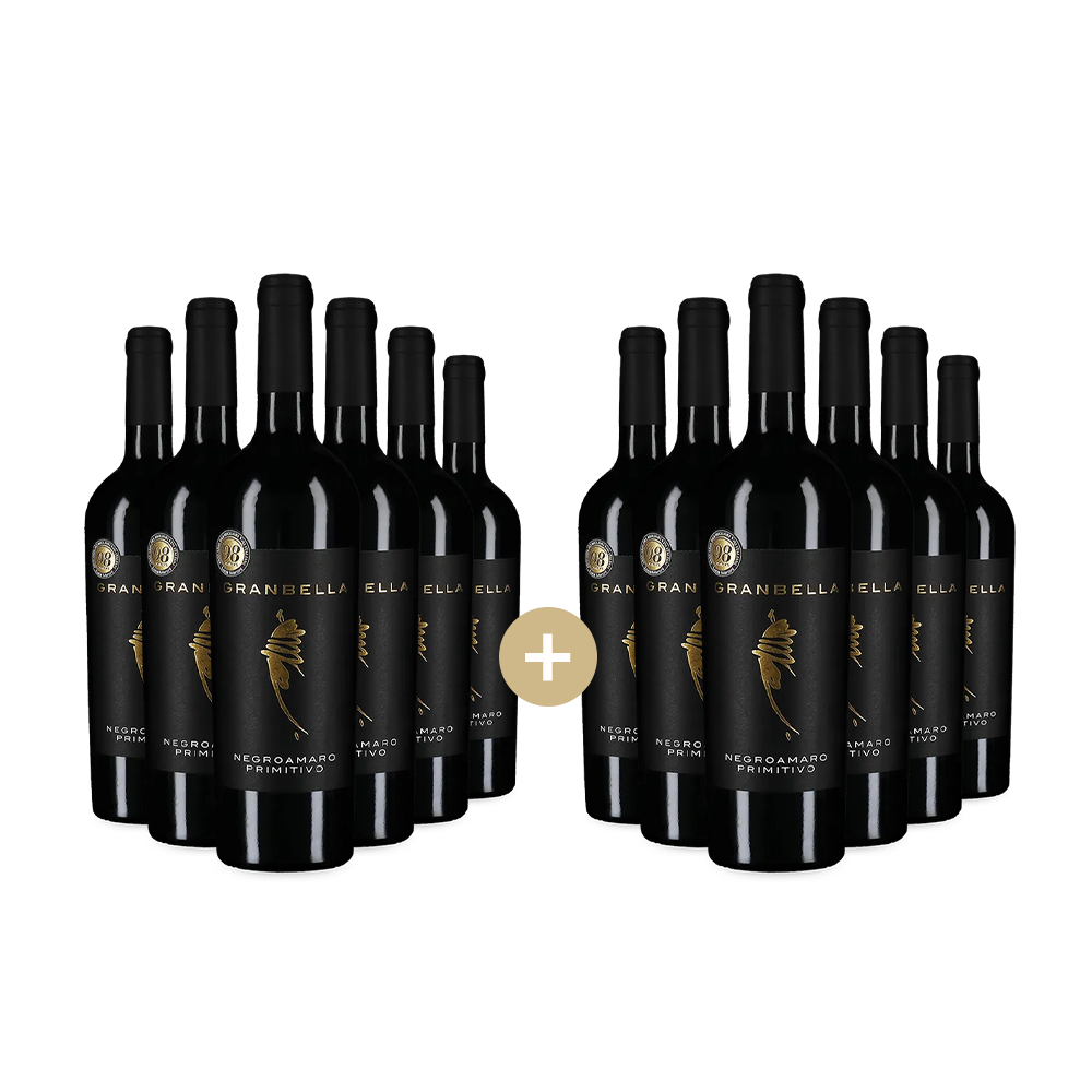 6+6 palack Negroamaro Primitivo 2024 – Gold