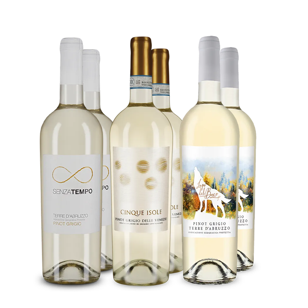 Aranyérmes pinot grigio sztárok 3x2-es csomagban – Gold