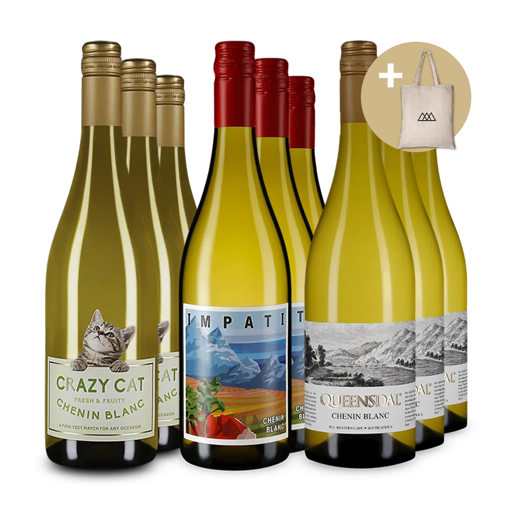 Chenin blanc sztárok 3x3-as csomagban + szövettáska – Gold