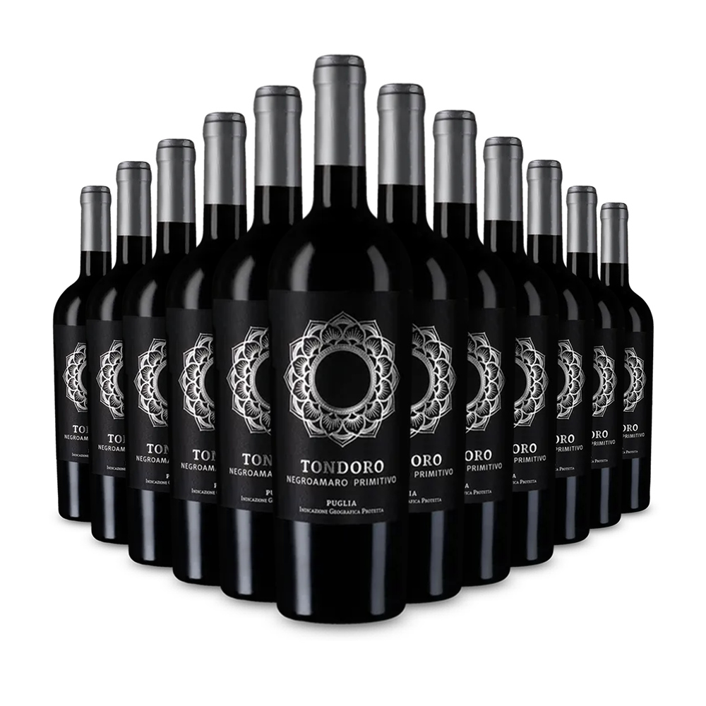 12 palack Tondoro Negroamaro Primitivo 2023 – Gold