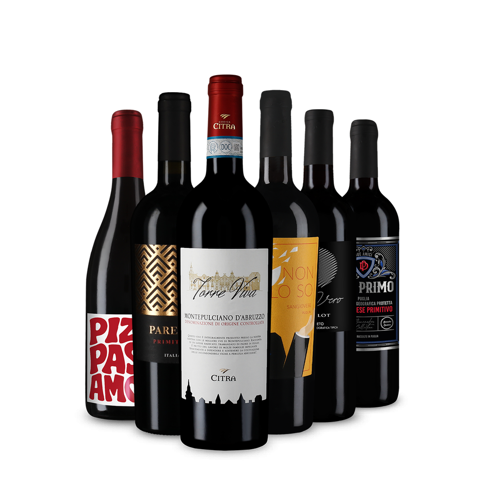 Imádnivaló olasz vörösborok kóstolócsomagban