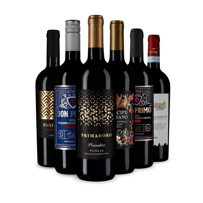 Imádnivaló olasz vörösborok kóstolócsomagban – Gold