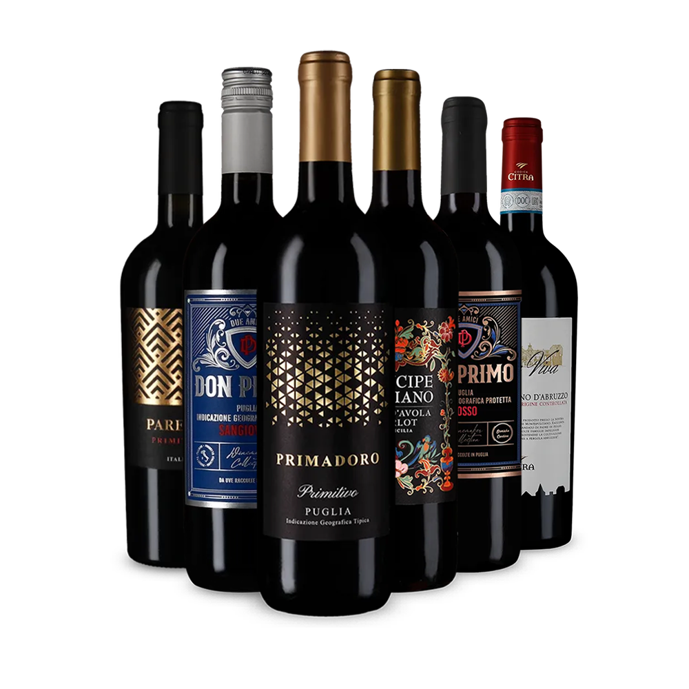 Imádnivaló olasz vörösborok kóstolócsomagban