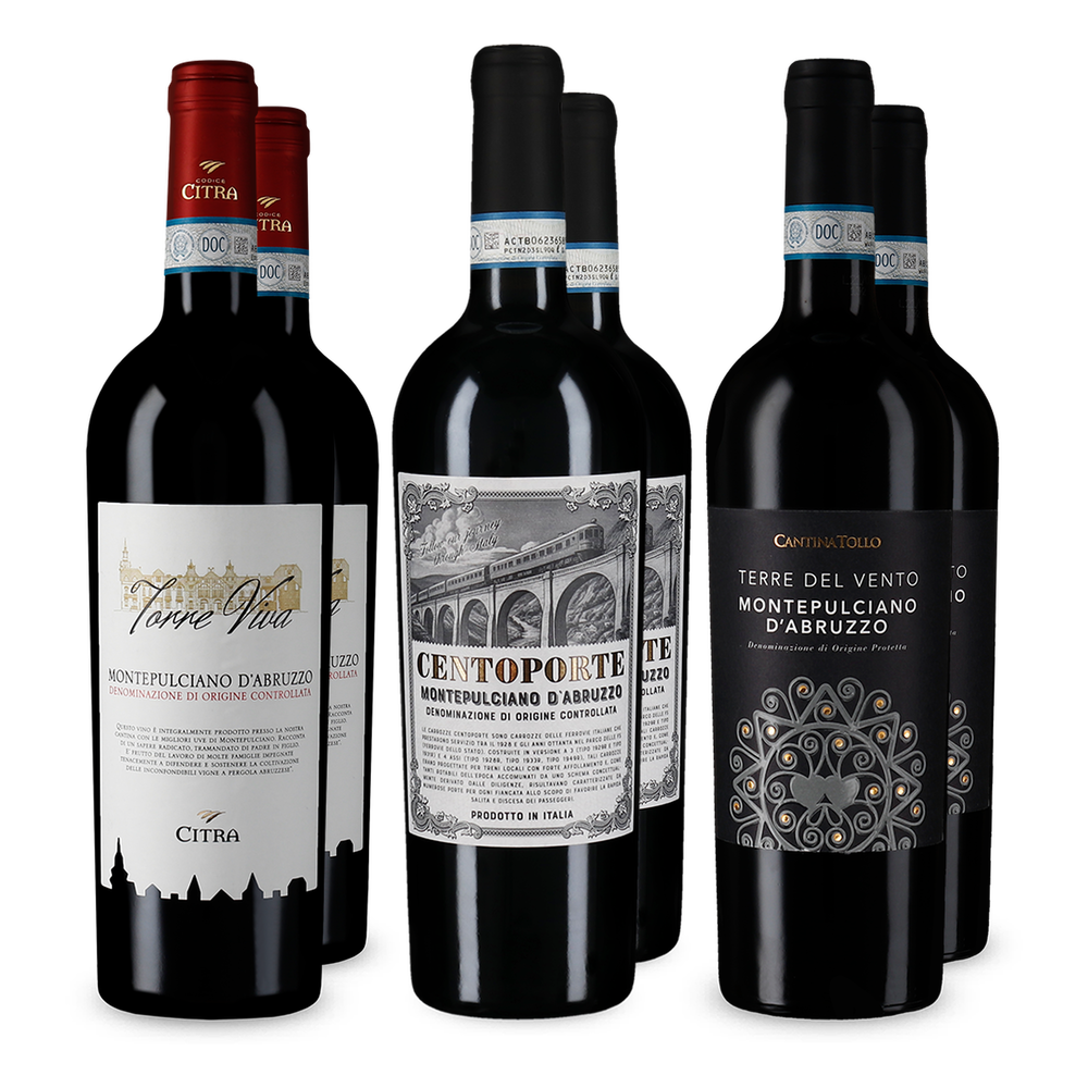 Montepulciano d'Abruzzo kóstolócsomagban