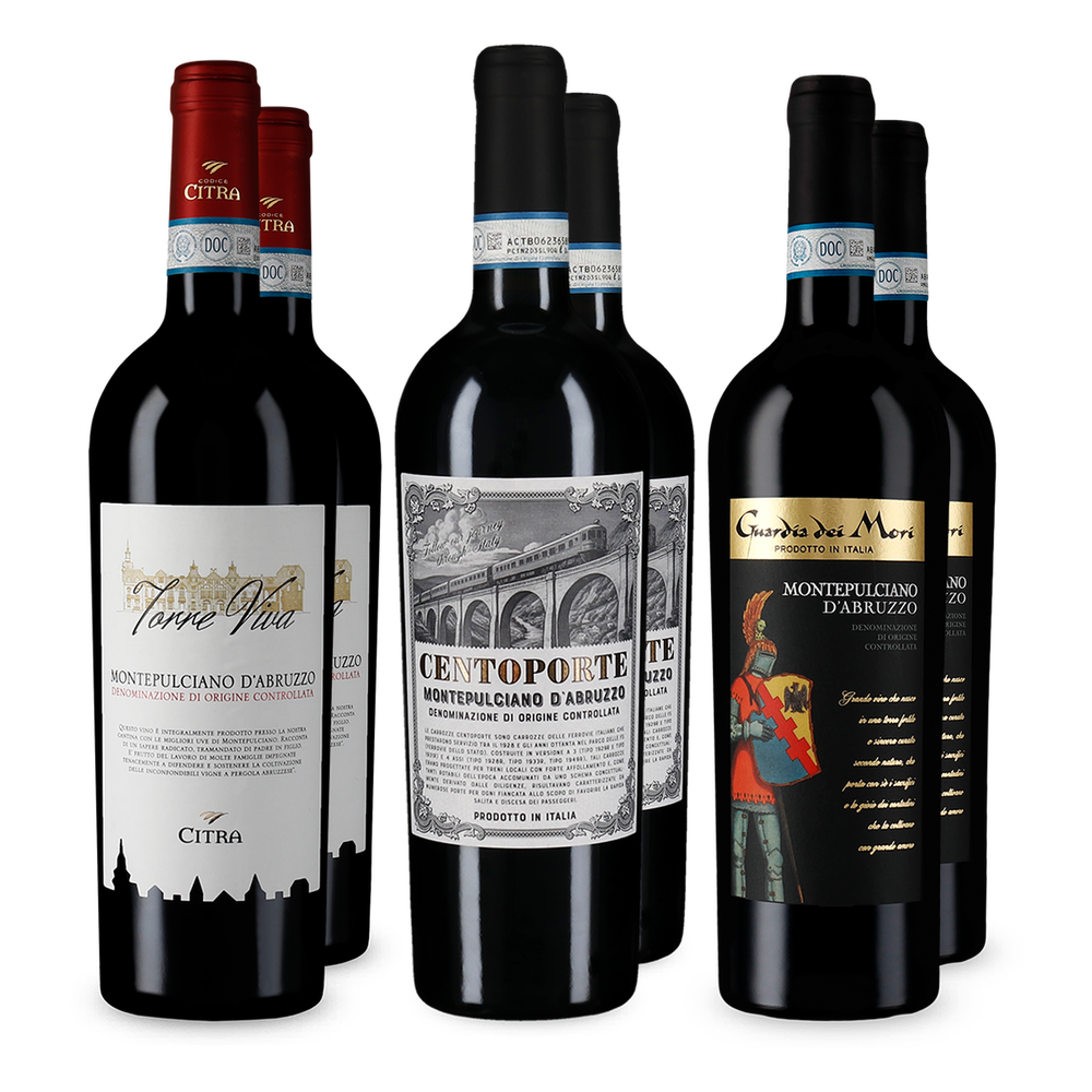 Montepulciano d'Abruzzo kóstolócsomagban