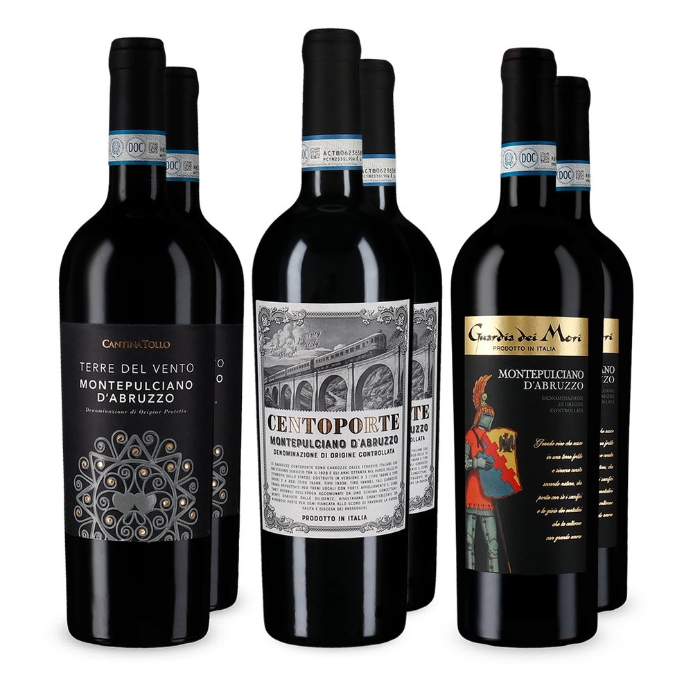 Montepulciano d'Abruzzo kóstolócsomagban