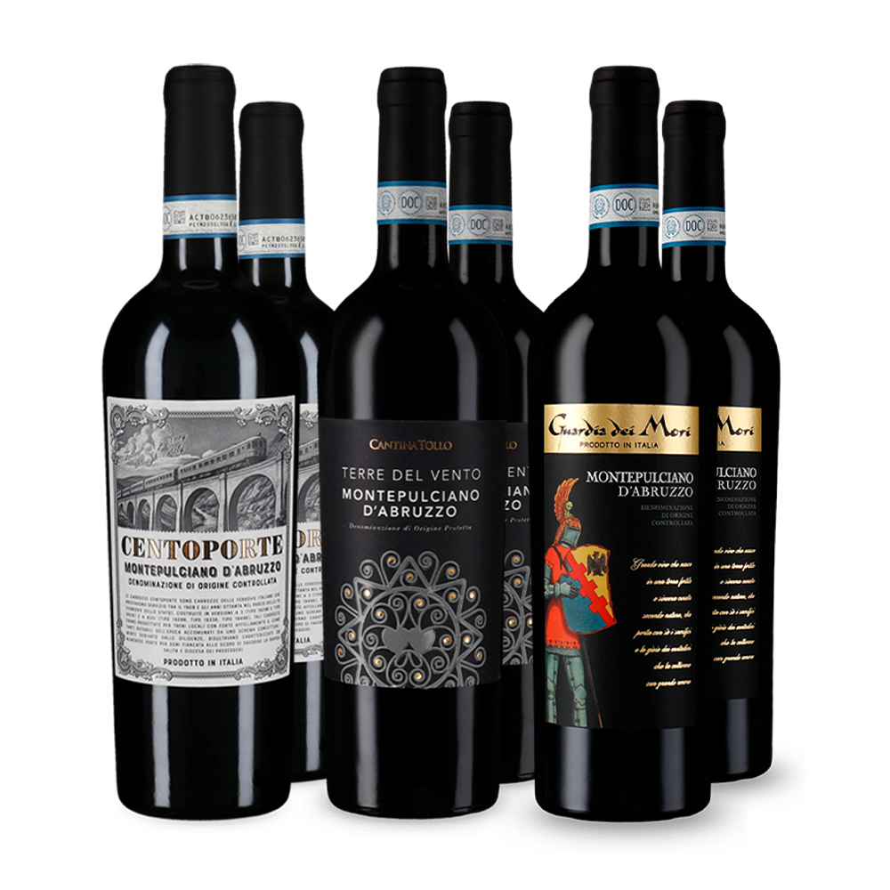 Montepulciano d'Abruzzo kóstolócsomagban