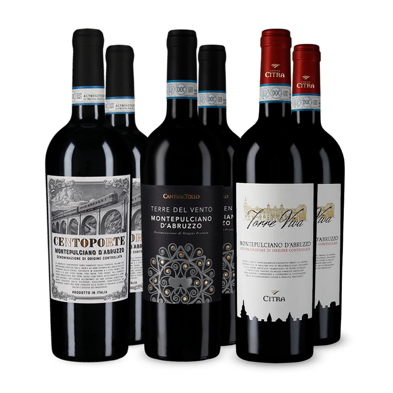 Montepulciano d'Abruzzo kóstolócsomagban