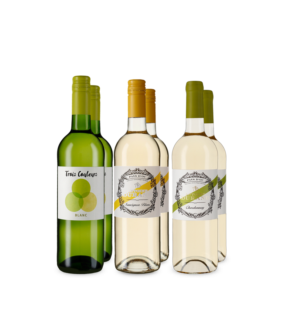 Franciaország: fehérbor-kóstolócsomag