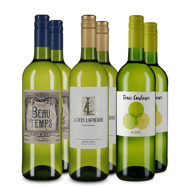 Franciaország: fehérbor-kóstolócsomag