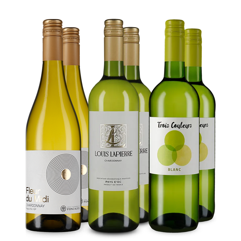 Franciaország: fehérbor-kóstolócsomag