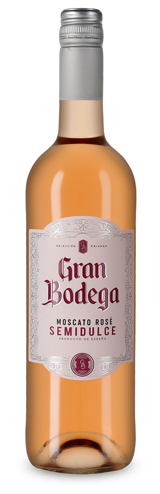 Gran Bodega Moscato Rozé semidulce 2023 – Gold