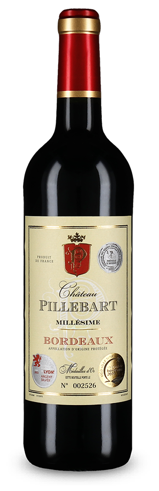 Château Pillebart Bordeaux 2022 – Gold
