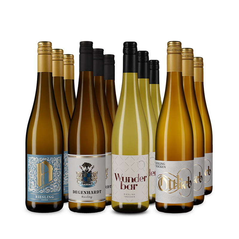 Pfalzi riesling-slágerek 4x3-as csomagban – Gold