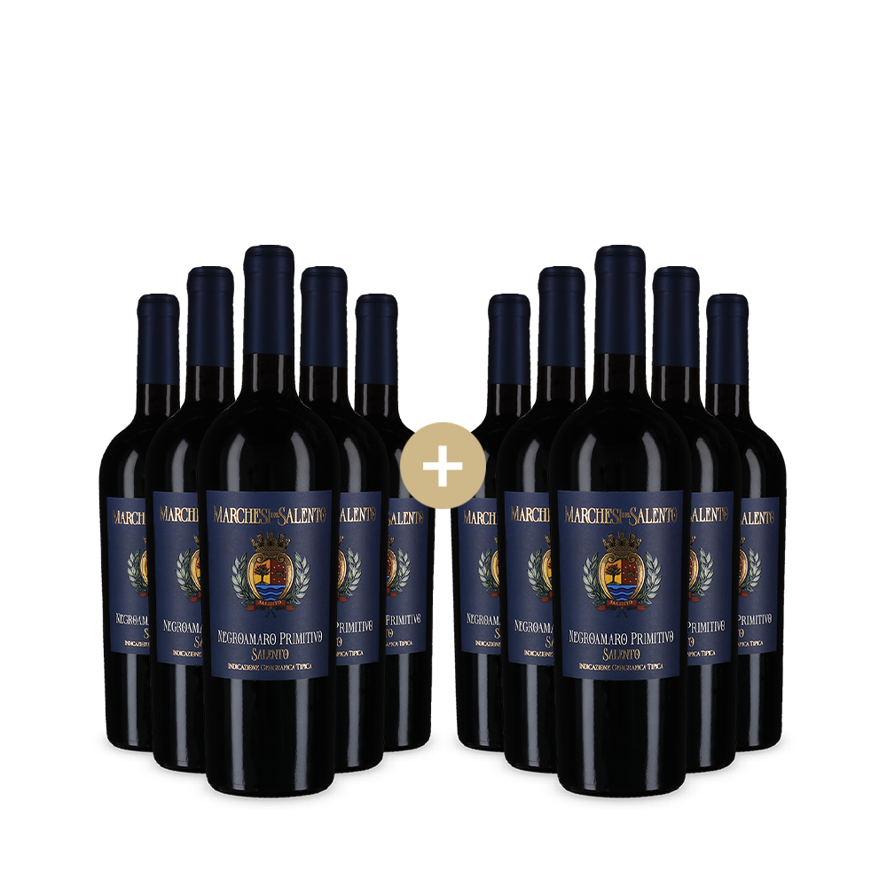 5+5 palack Negroamaro Primitivo 2024 – Gold