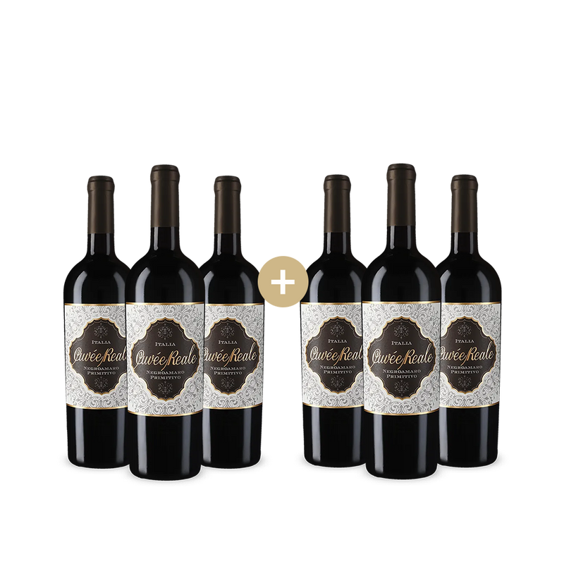 3+3 palack Cuvée Reale Negroamaro Primitivo 2024 – Gold