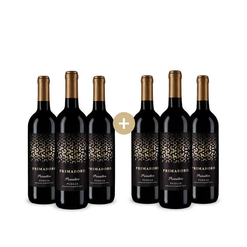 3+3 palack Primadoro Primitivo 2024 – Gold