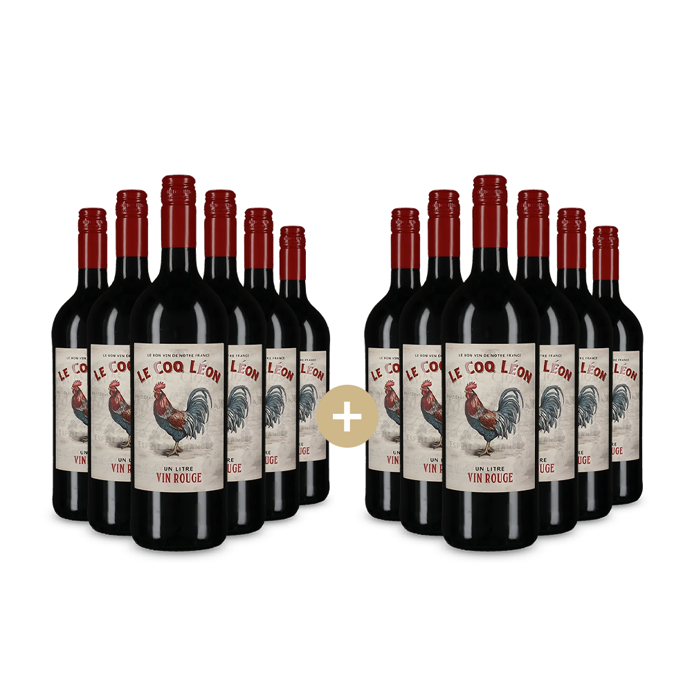 6+6 palack Un Litre Vin Rouge – Gold