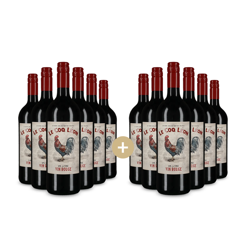 6+6 palack Un Litre Vin Rouge – Gold