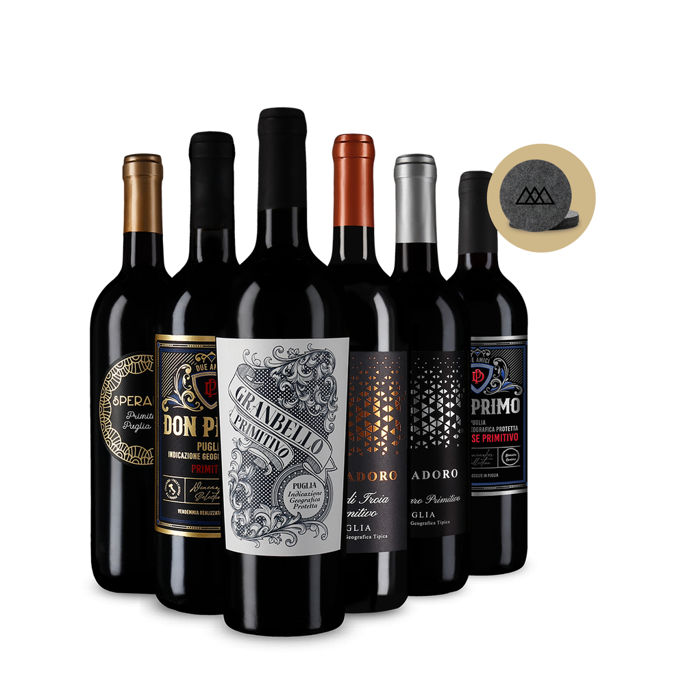Primitivo slágerek 6-os csomagban + alátétek filcből