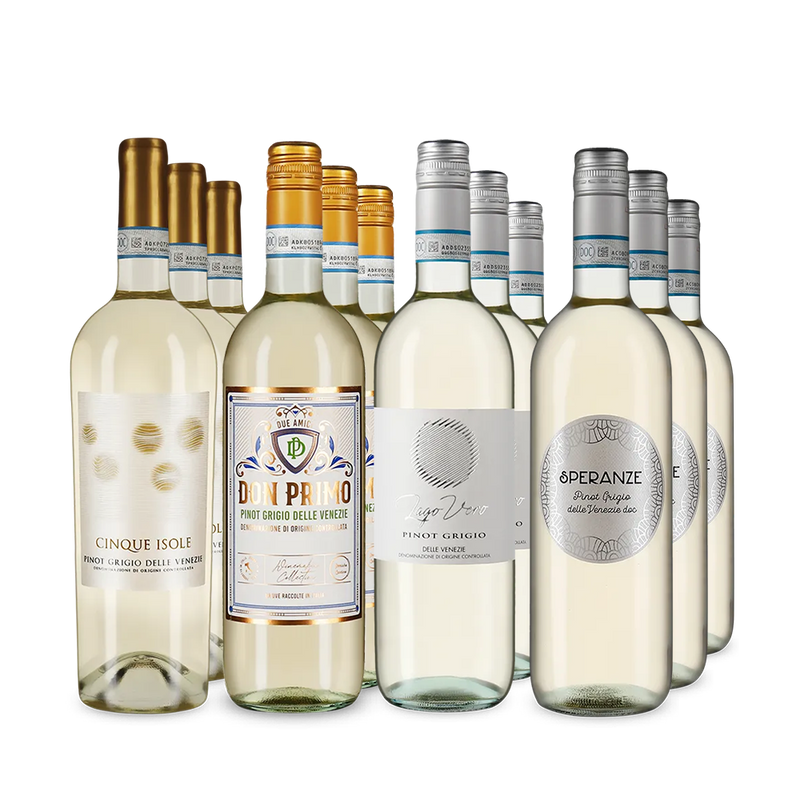 Aranyérmes pinot grigio sztárok Venetóból 4x3-as csomagban – Gold