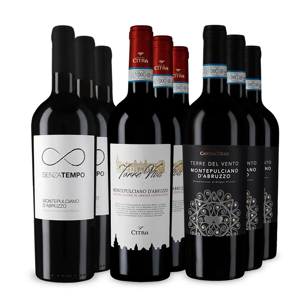 Montepulciano d'Abruzzo 3x3-as csomagban – Gold