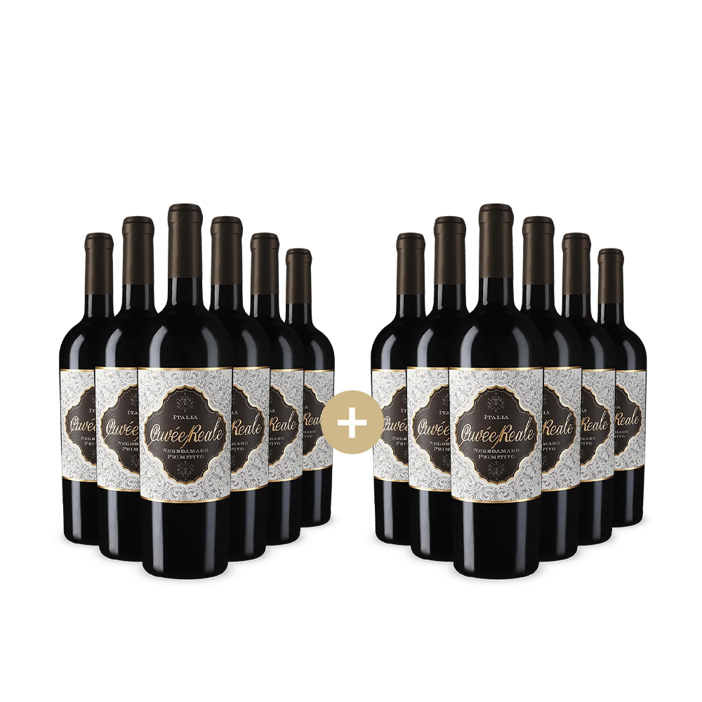 6+6 palack Cuvée Reale Negroamaro Primitivo 2024 – Gold