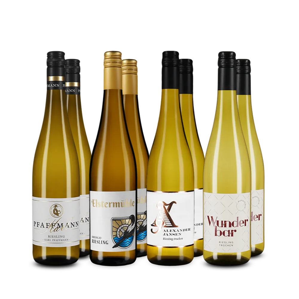 Pfalzi riesling-slágerek 4x2-es csomagban – Gold