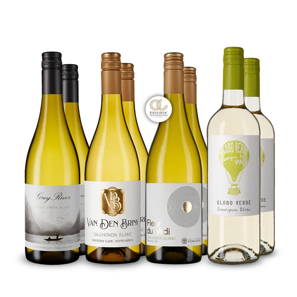 Nemzetközi sauvignon blanc slágerek 4x2-es csomagban – Gold