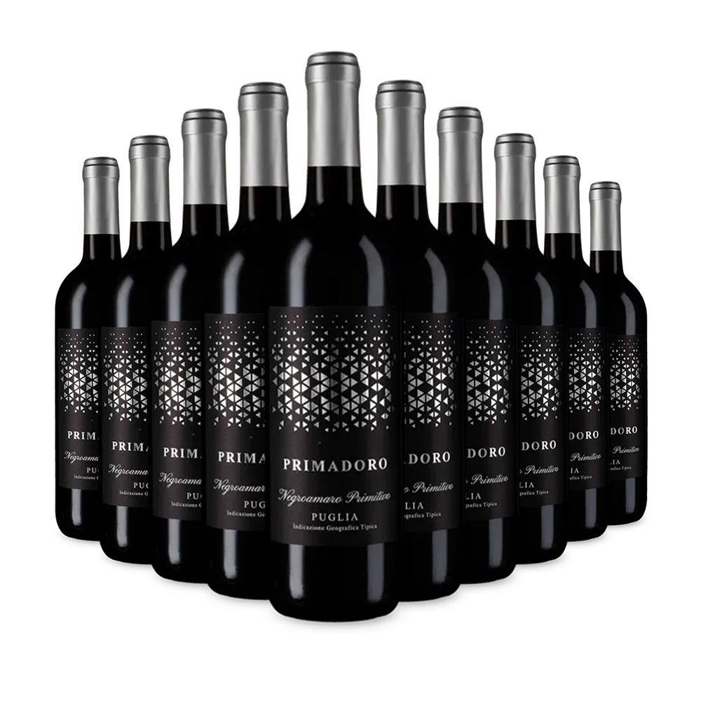 10 palack Primadoro Negroamaro Primitivo 2024 – Gold