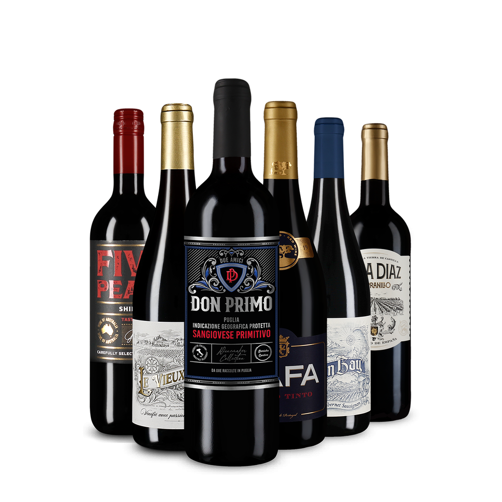 A 2025-ös év vörösborai 6-os kóstolócsomagban