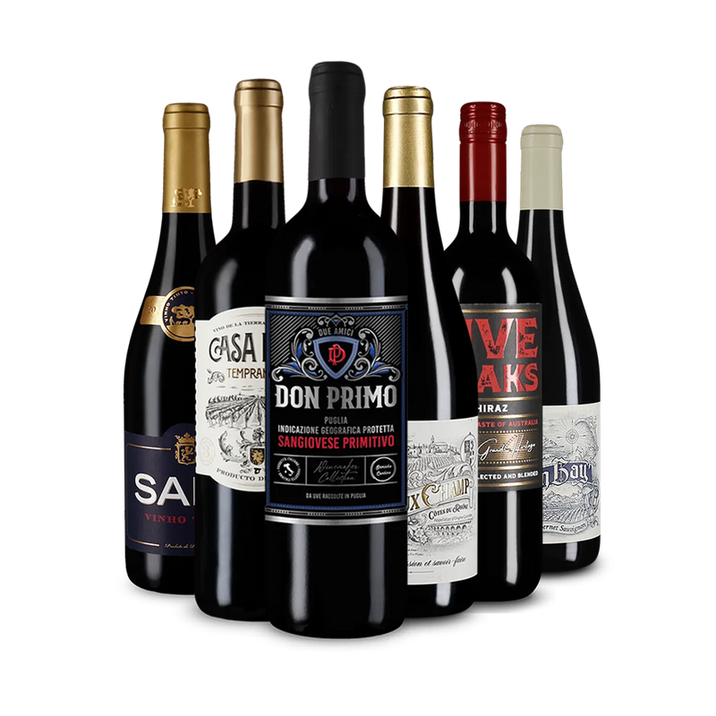 A 2025-ös év vörösborai 6-os kóstolócsomagban