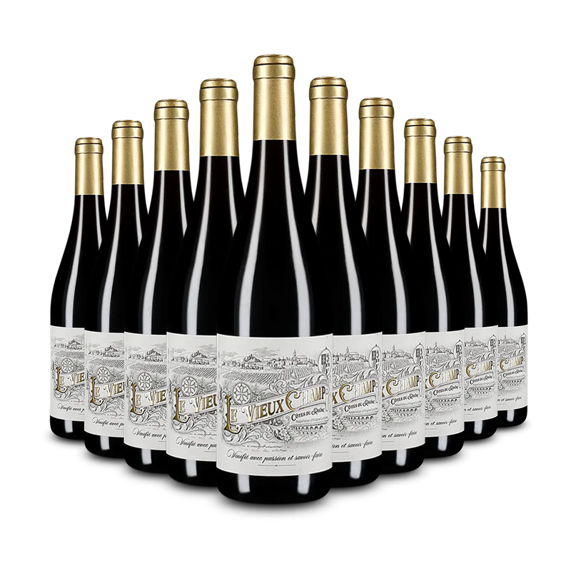 10 palack Côtes du Rhône 2023
