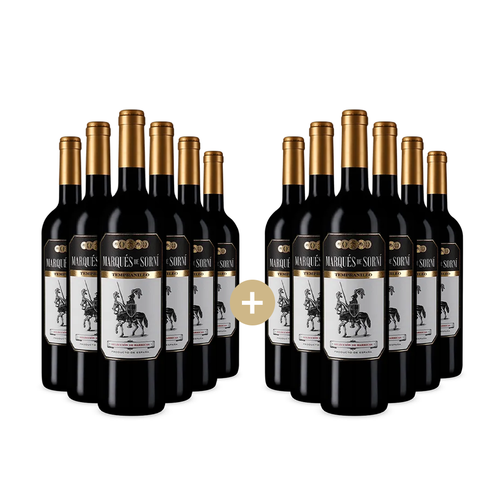 6+6 palack Tempranillo 2023 – Gold