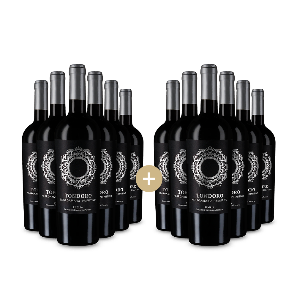 6+6 palack Negroamaro Primitivo 2023 – Gold