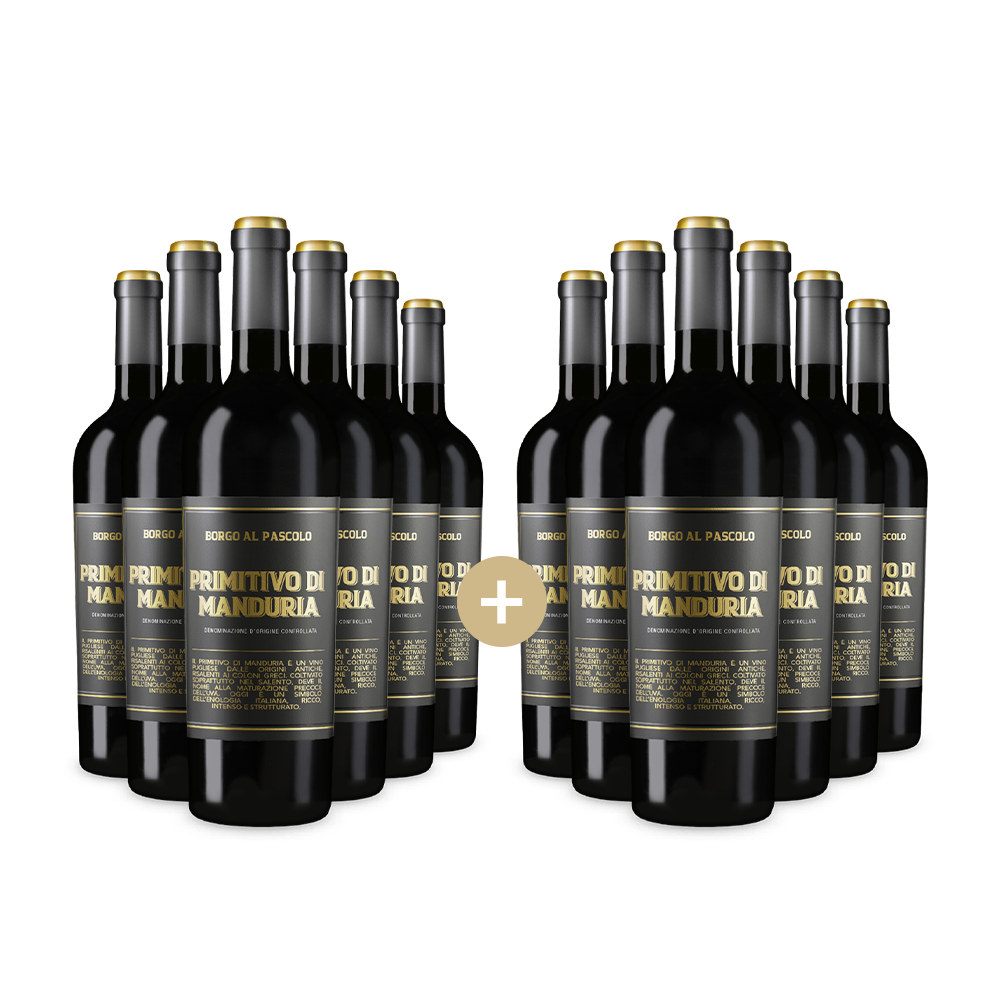 6+6 palack Primitivo di Manduria 2023 – Gold