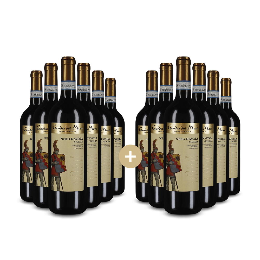 6+6 palack Nero d'Avola 2024 – Gold