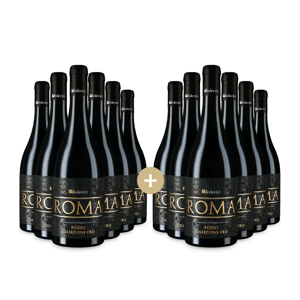 6+6 palack Roma Rosso Collezione Oro 2023 – Gold