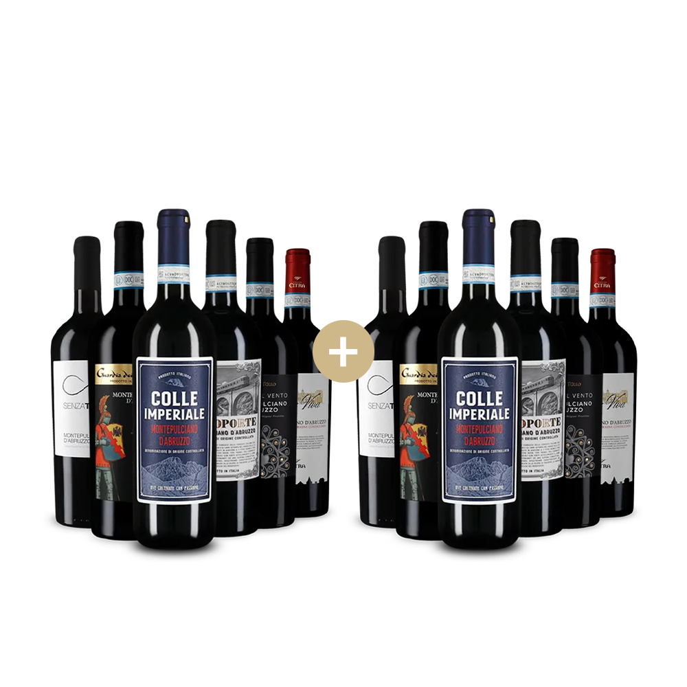 6+6 palack Montepulciano d'Abruzzo: Olaszország szíve – Gold