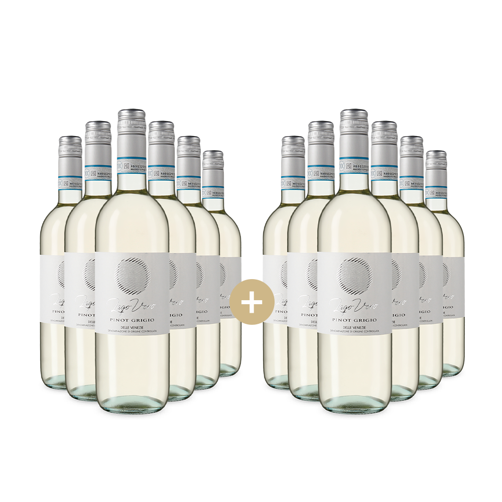 6+6 palack Pinot Grigio delle Venezie 2024 – Gold