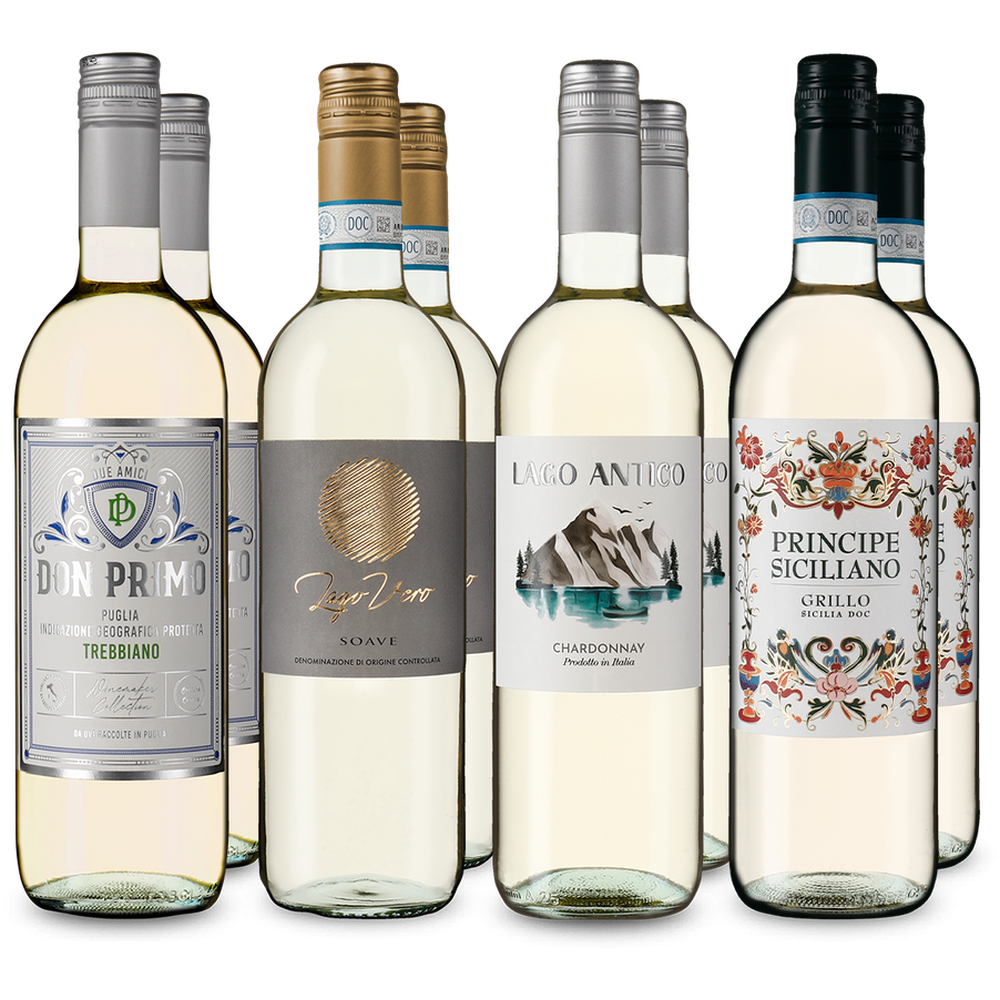 Olasz fehérborslágerek 4x2-es csomagban