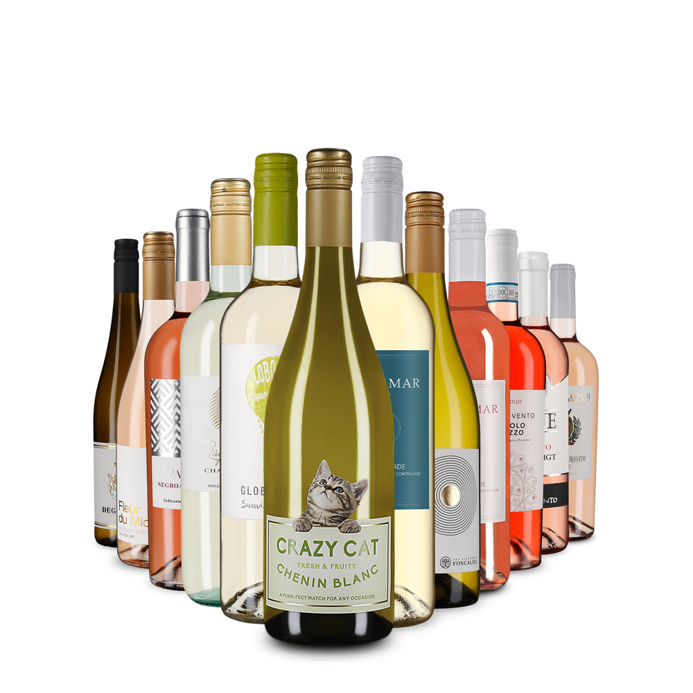 Húsvéti válogatás: fehérbor- és rozésztárok kedvezményes 12-es csomagban