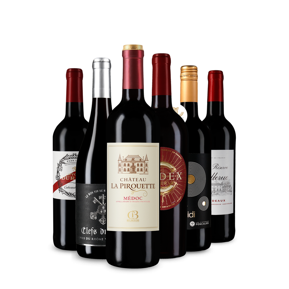 Francia vörösborsztárok 6-os csomagban – Gold