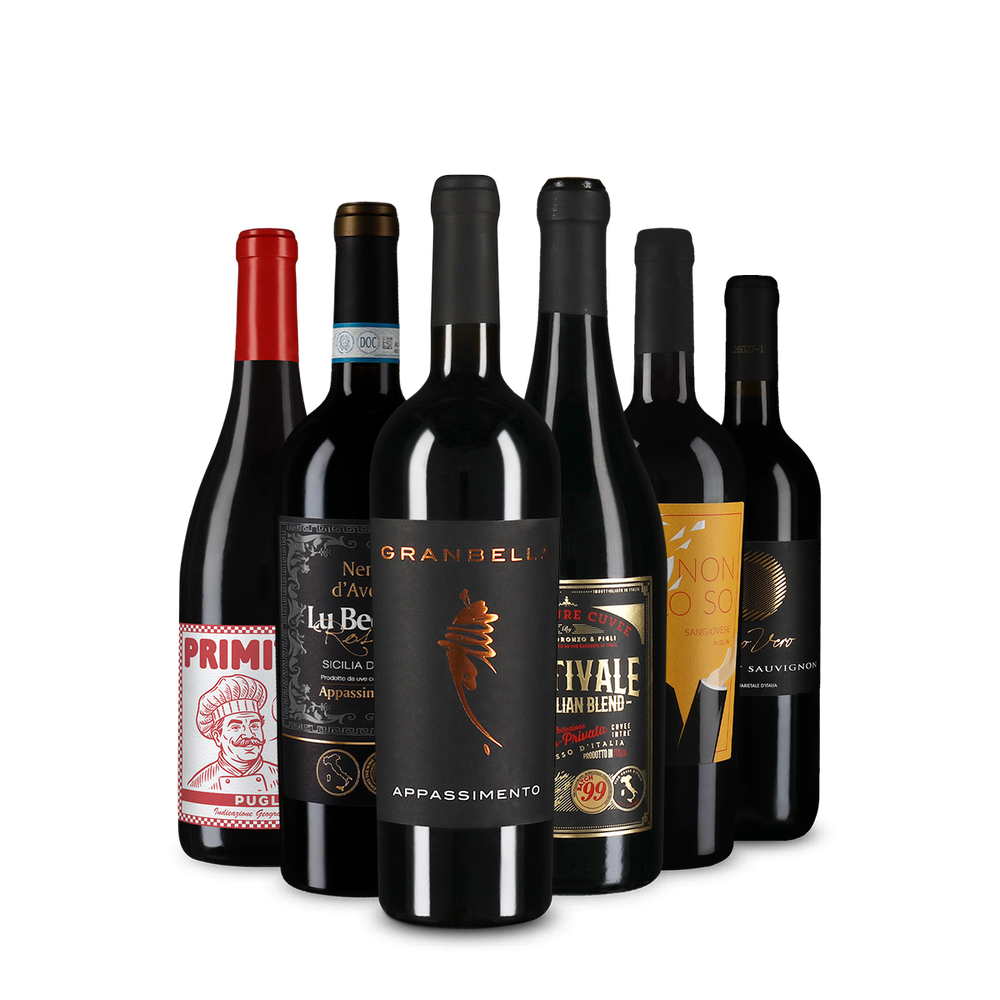 Olasz vörösborsztárok 6-os csomagban – Gold