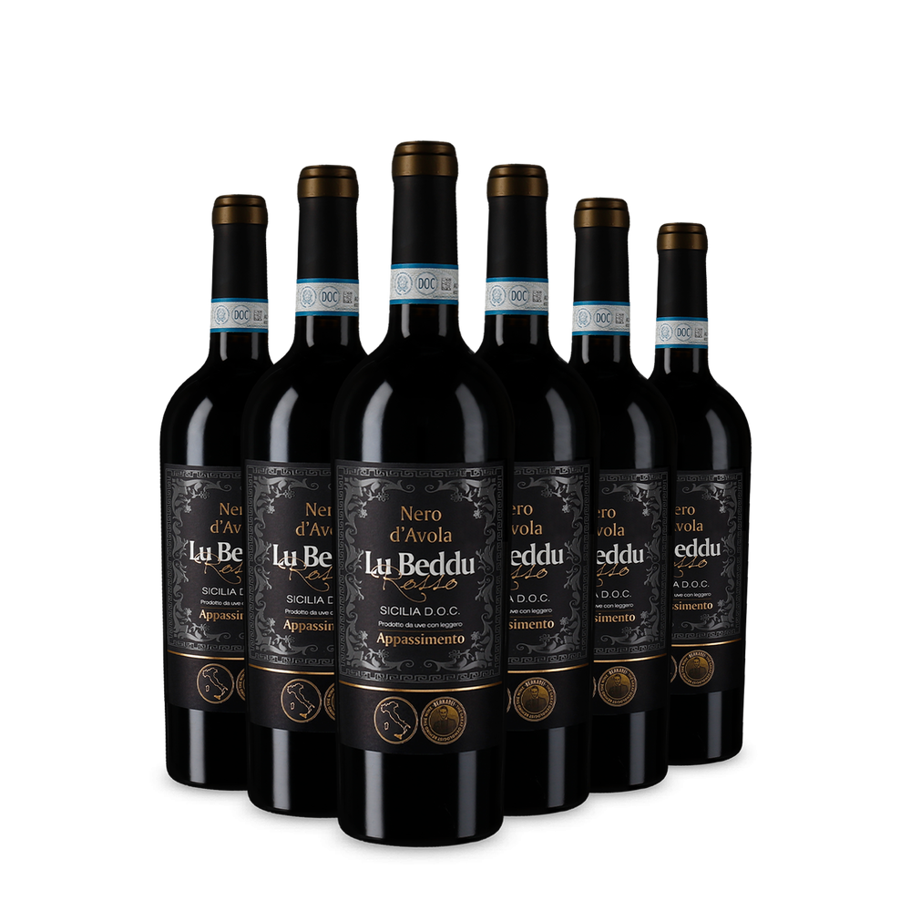 6 palack Nero d’Avola Sicilia Appassimento 2023