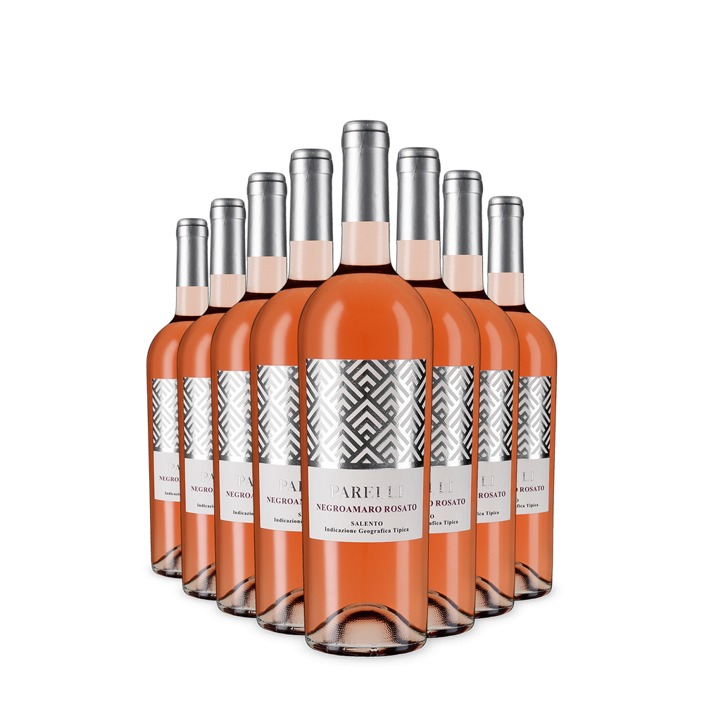 8 palack Parelli Negroamaro Rosato 2025