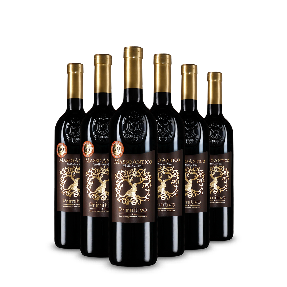 6 palack Primitivo Appassite Collezione Oro 2025